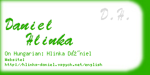 daniel hlinka business card